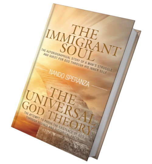 Image of Nando Speranza's book, The Immigrant Soul and The Universal God Theory